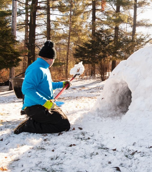 Iglu bauen